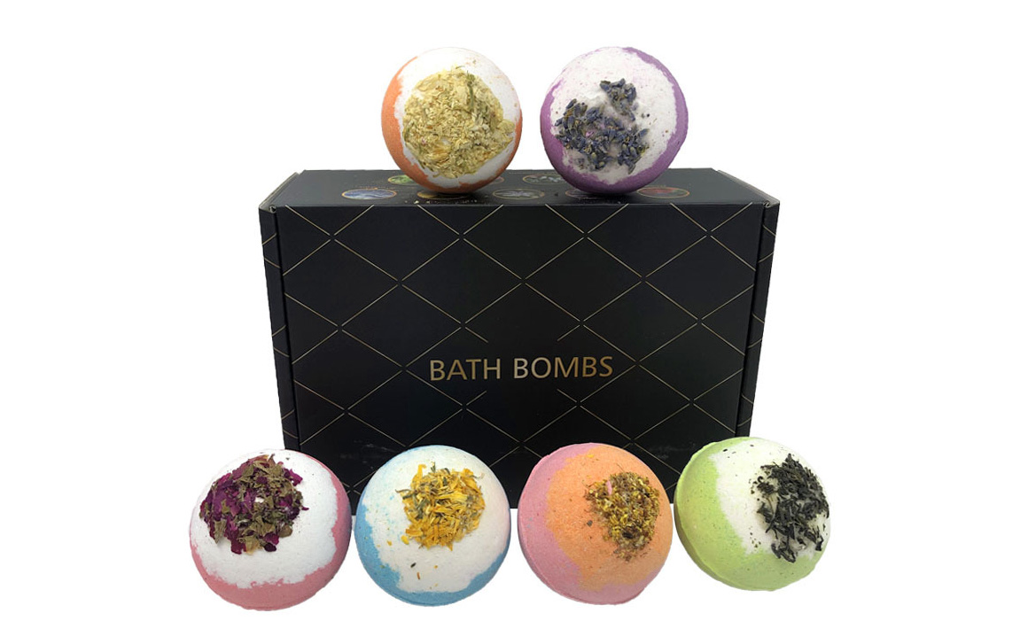 Подарочный набор бомбочек для ванны с шипучими пузырьками Органические бомбочки для ванны ручной работы Vegan Fizzies