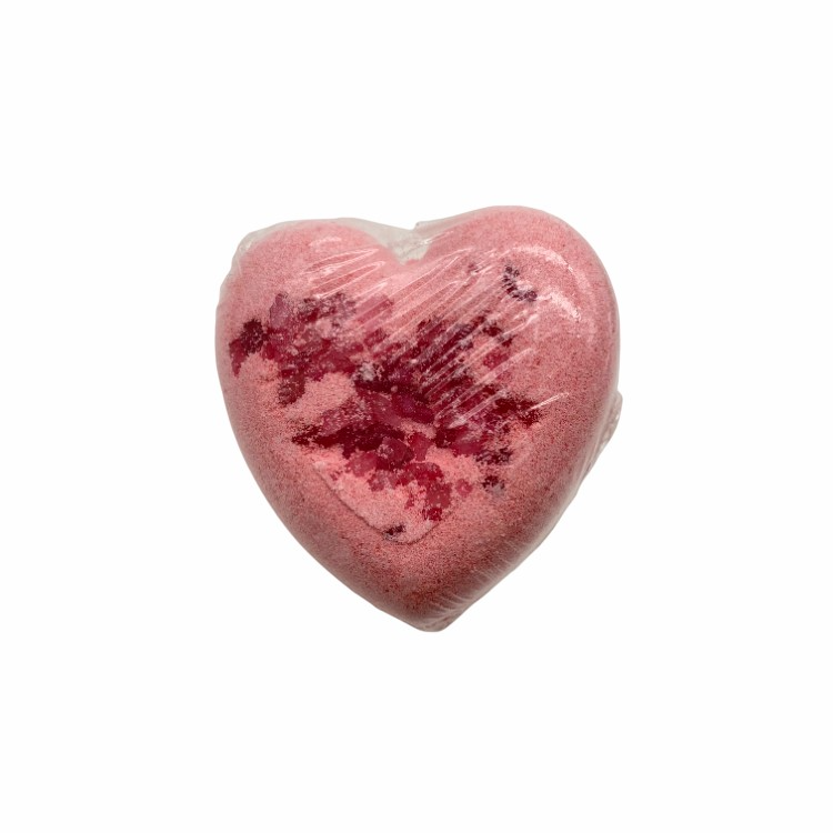 mini heart shaped bath bombs